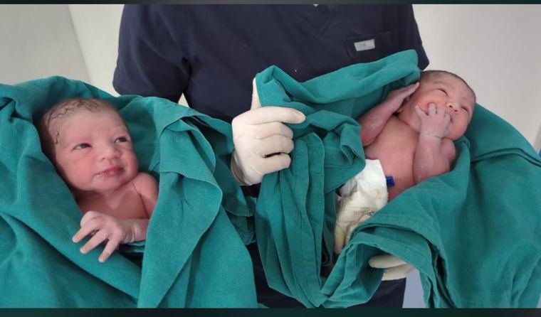 Twin babies delivered through Vinsfertility IVF & surrogacy