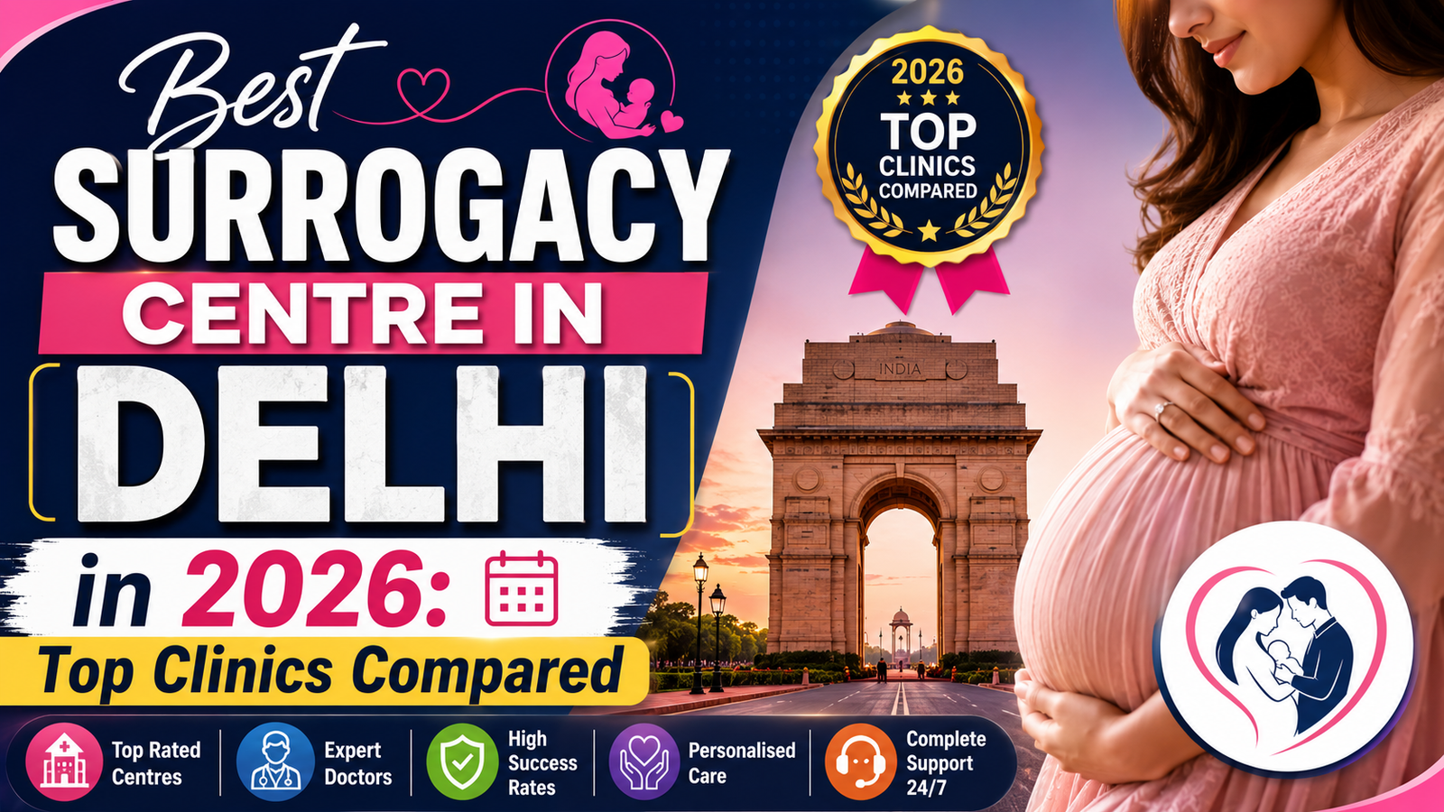 Best Surrogacy Centre in Delhi in 2026: Top Clinics Compared