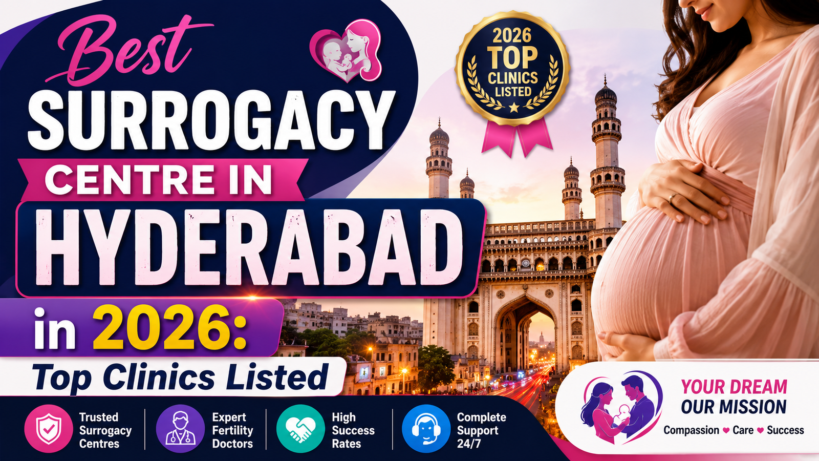 Best Surrogacy Centre in Hyderabad in 2026: Top Clinics Listed