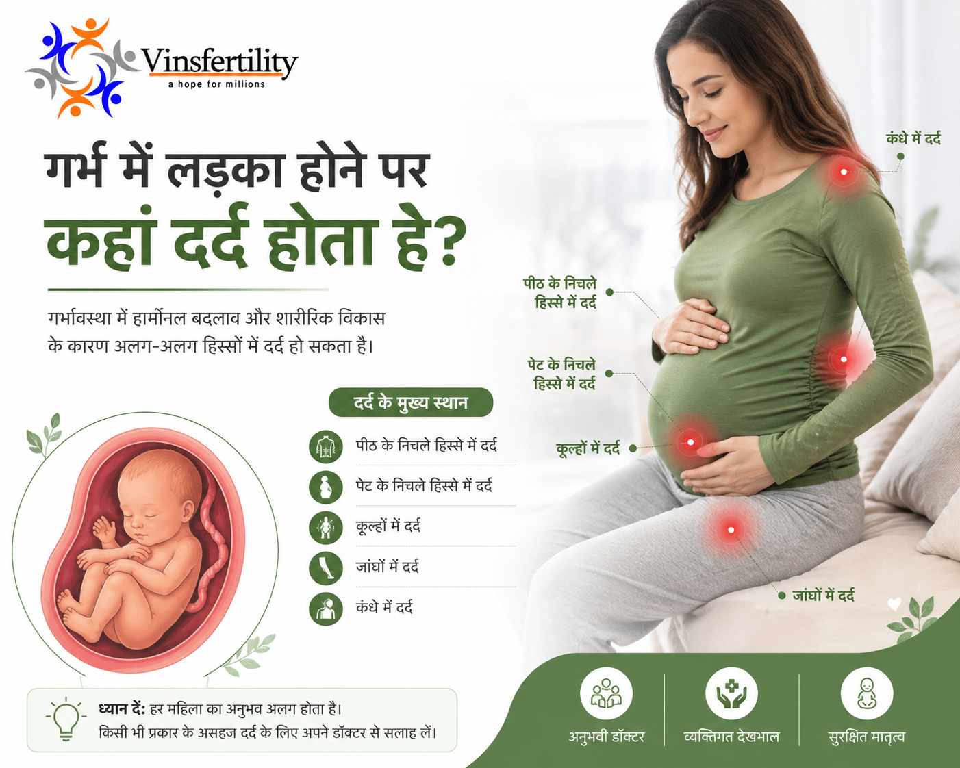गर्भ में लड़का होने पर कहां दर्द होता है? जानिए मिथक, तथ्य और डॉक्टर की सलाह