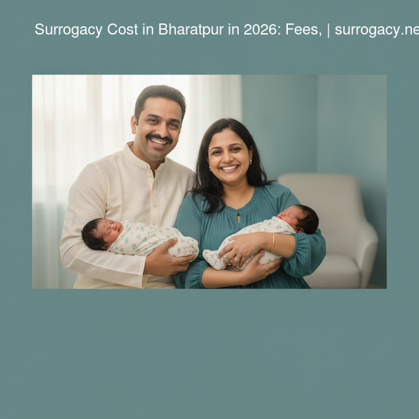 Surrogacy Cost in Bharatpur in 2026: Fees, Packages & Rates