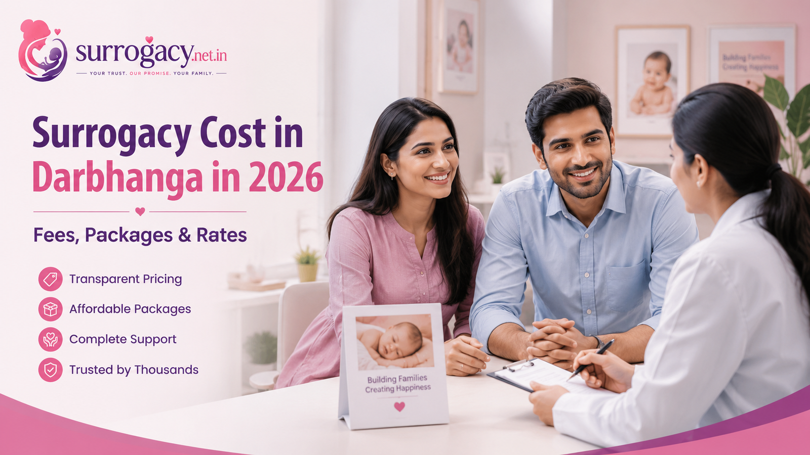 Surrogacy Cost in Darbhanga in 2026: Fees, Packages & Rates