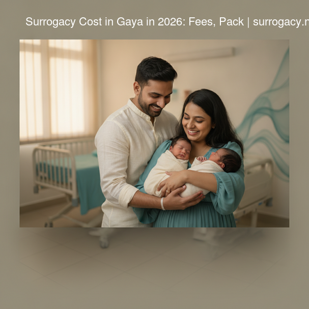 Surrogacy Cost in Gaya in 2026: Fees, Packages & Estimates