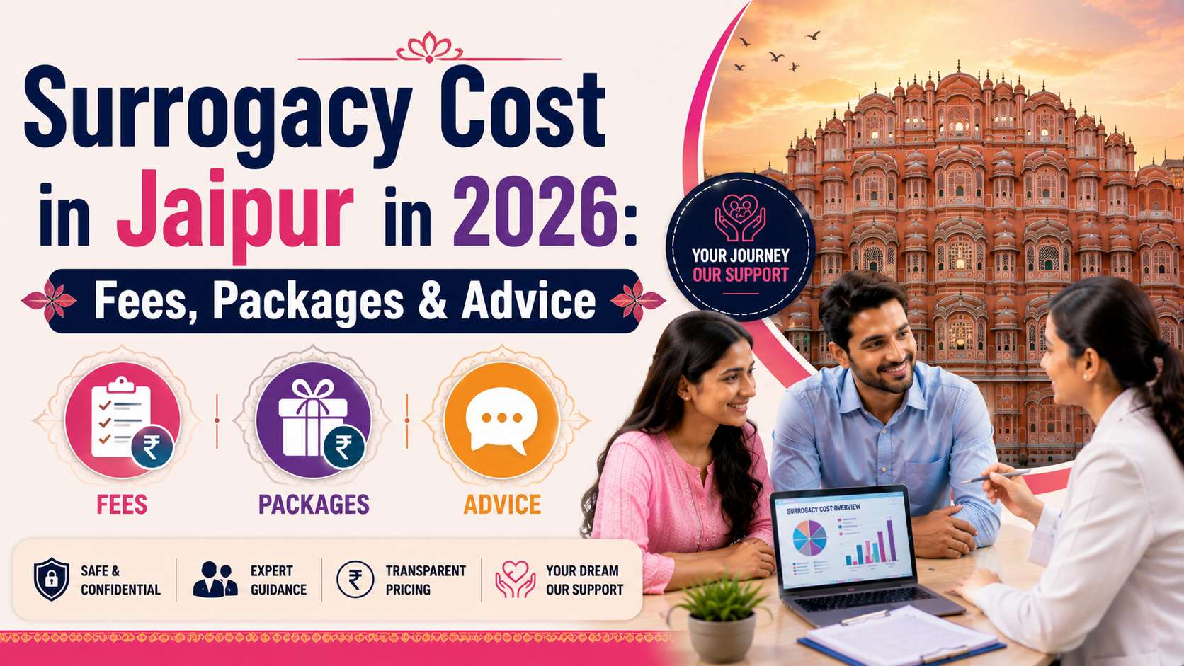 Surrogacy Cost in Jaipur in 2026: Fees, Packages & Advice