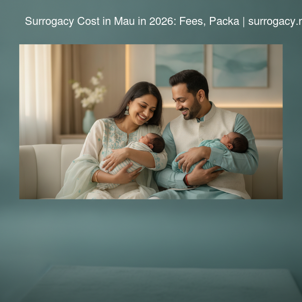 Surrogacy Cost in Mau in 2026: Fees, Packages & Estimates