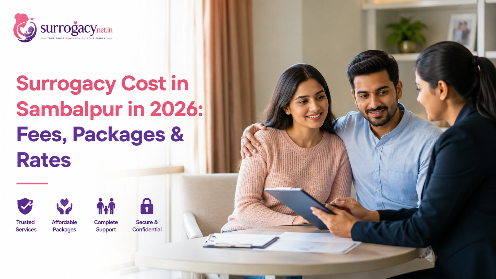 Surrogacy Cost in Sambalpur in 2026: Fees, Packages & Rates